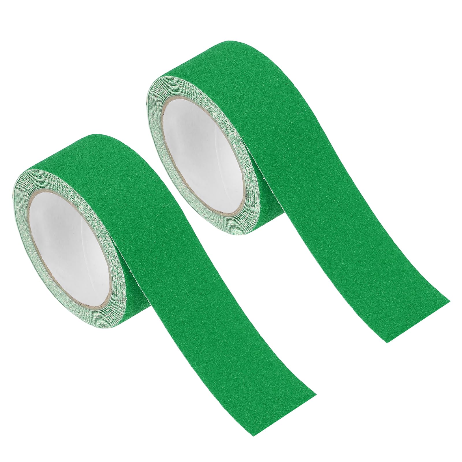 PATIKIL 2Pcs Frosted Non-slip Tape - 16.4 ft x 2 Inch, Heavy Duty Anti Slip Grip Safety Non Skid Tread Stair Cases Tape High Adhesion & Waterproof, Suit for - Outdoor/Stairs, Green