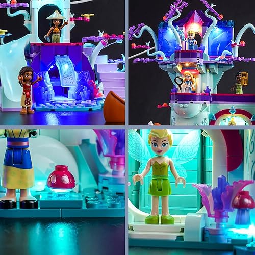 Miniatura 7 de BrickBling Kit de iluminación LED para Lego Disney The Enchanted Treehouse 43215, luz creativa para Lego 43215-No incluye modelo