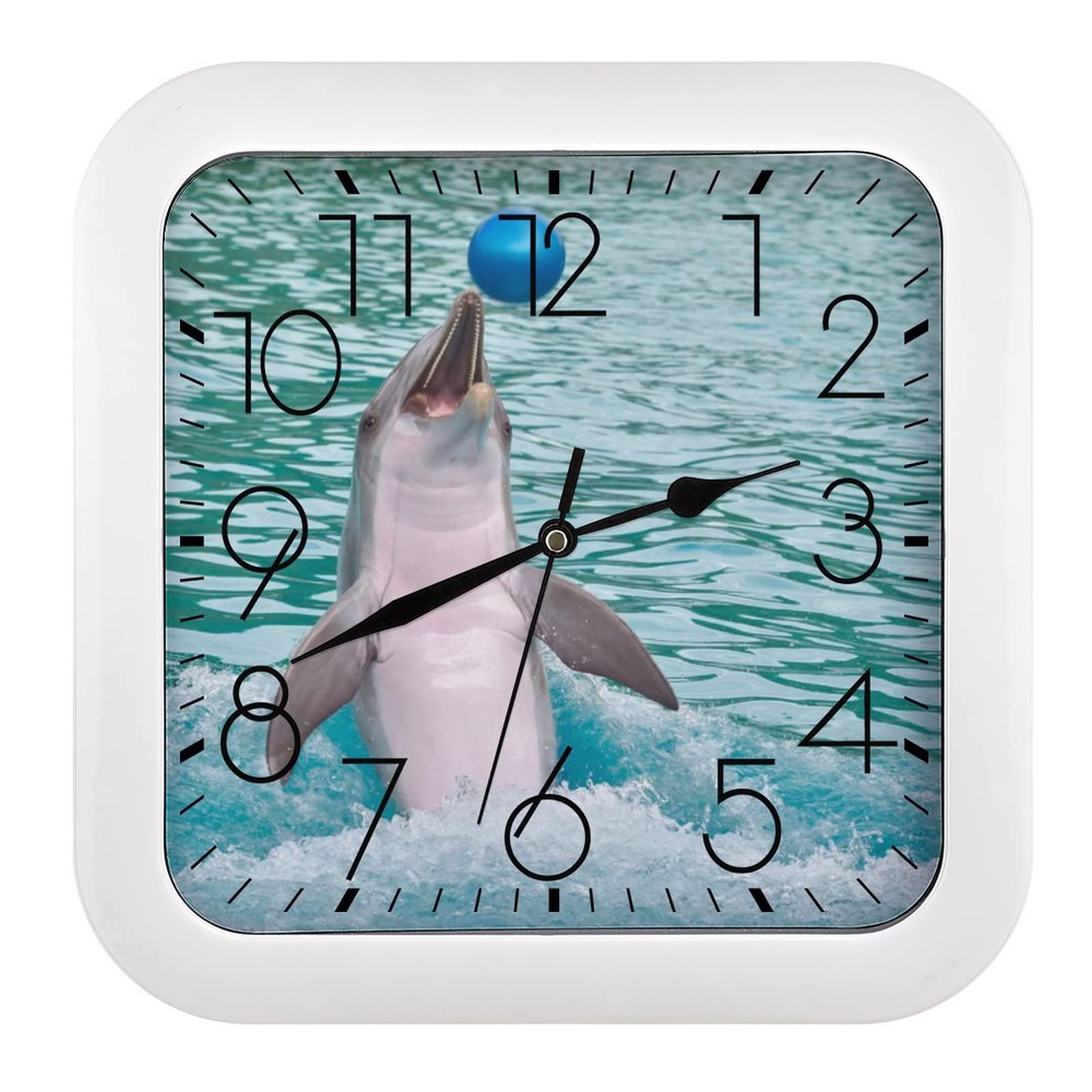 Pendule murale dauphin moderne, une idée cadeau déco pour la maison