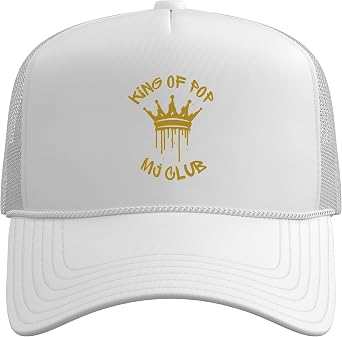 Michael Jackson Club Trucker Hat with Adjustable Mesh Back