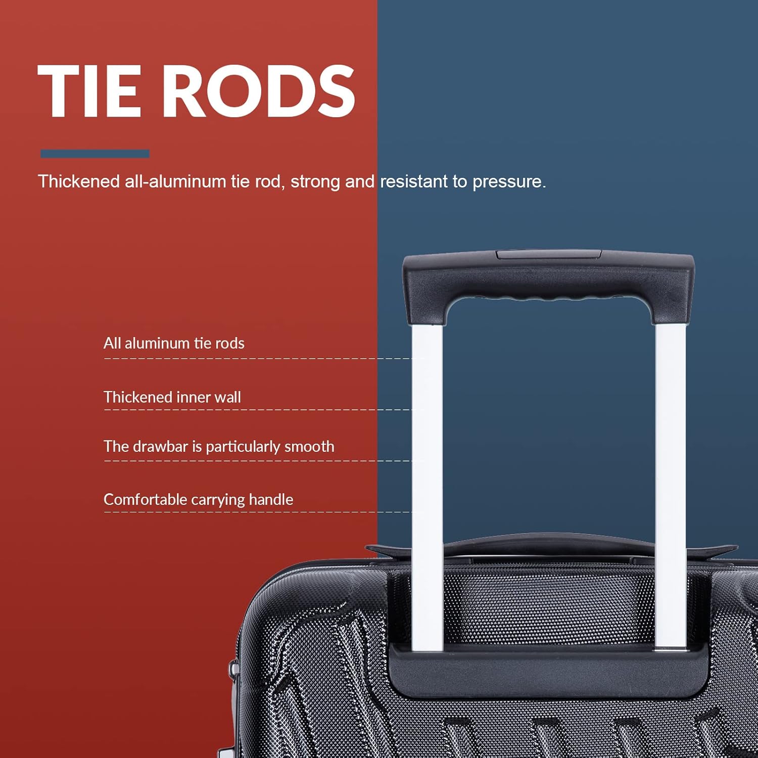 Travelhouse 16 Inch Carry On Luggage Airline Approved,Hardshell Small Carry Suitcases with 360° Spinner Wheels, Rolling Suitcase with TSA Approved - Image 5