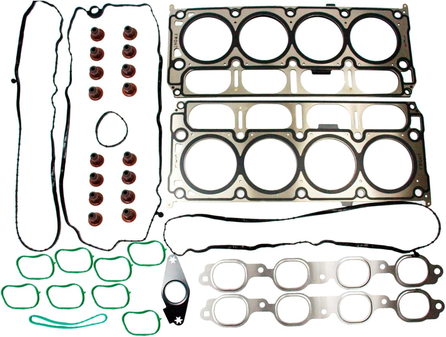 DNJ EK4308M Master Engine Rebuild Kit for 2014-2020 Chevrolet, GMC Sierra 1500, Sierra 1500 Limited, Silverado 1500 5.3L V8 16V OHV 5328cc