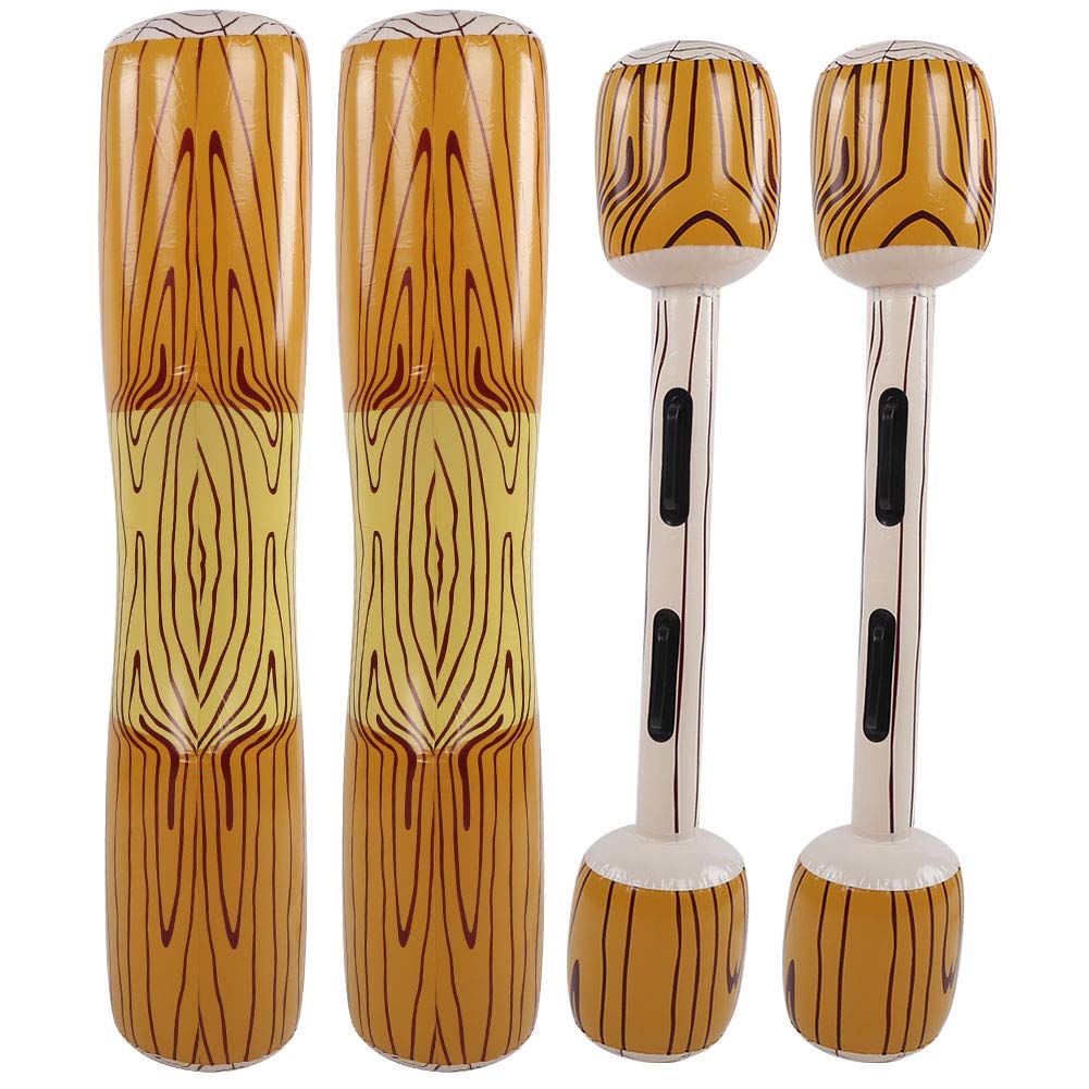 Swimming Pool Toy, Float Game, Compact Non‑Toxic Eco‑Friendly Safe PVC Material Swimming Pool Water Games for Children Adults(Wood Color)