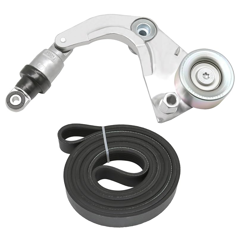Tensionador da correia de acessórios com polia LoloWheat para Honda Civic 1.8L 2007 a 2011 – 1 unidade