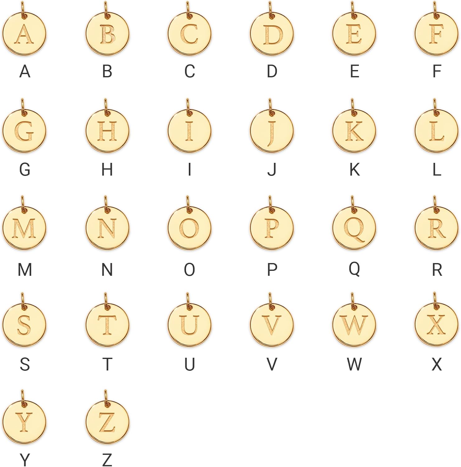 STORYJEWELLERY 18K Gold Plated Initial Necklaces for Women, Dainty Paperclip Necklace with Letter Charm, Trendy Womens Jewelry with Initials, Gifts for Women - Image 6