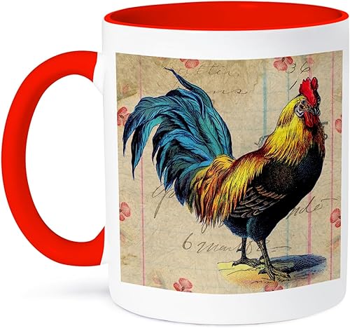 3dRose Taza, 11oz, RojoBlanco, taza_108229_5