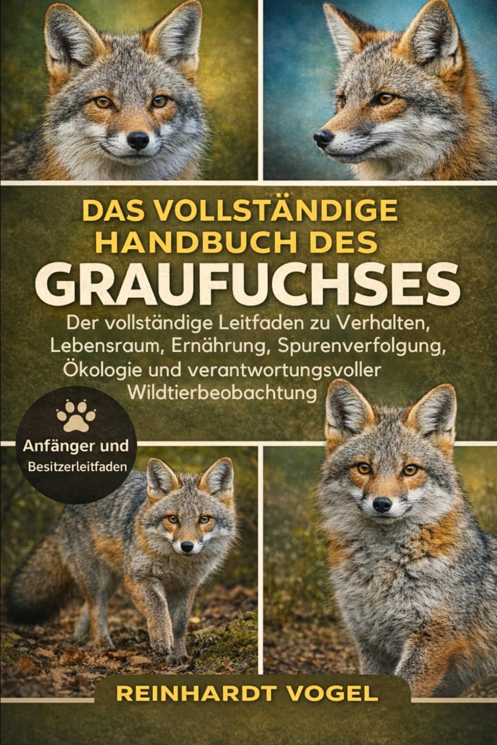 DAS VOLLSTÄNDIGE HANDBUCH DES GRAUFUCHSES: Der vollständige Leitfaden zu Verhalten, Lebensraum, Ernährung, Spurenverfolgung, Ökologie und verantwortungsvoller Wildtierbeobachtung