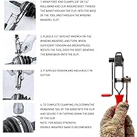 Vista 5 de UTSAUTO Alicates de Abrazadera de Funda CV Conjunto de Herramientas de Banda de Abrazadera de Oreja de Junta CV para Vehículos ATV UTV Abrazaderas