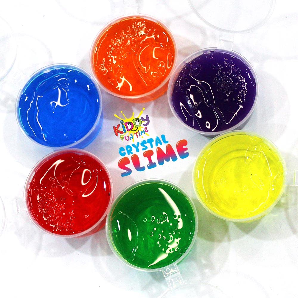 RABBIT Kiddy Crystal Slime Pack Of 6 Jelly Putty Set Kit 300Gm Toy For Girls Boys| Slime For Kids| Slime Easy Toy| 1 Pack Contains 6 Multiple Colors|Putty Slime|Age3+ (B09JLS4XVJ) Amazon Price History, Amazon Price Tracker