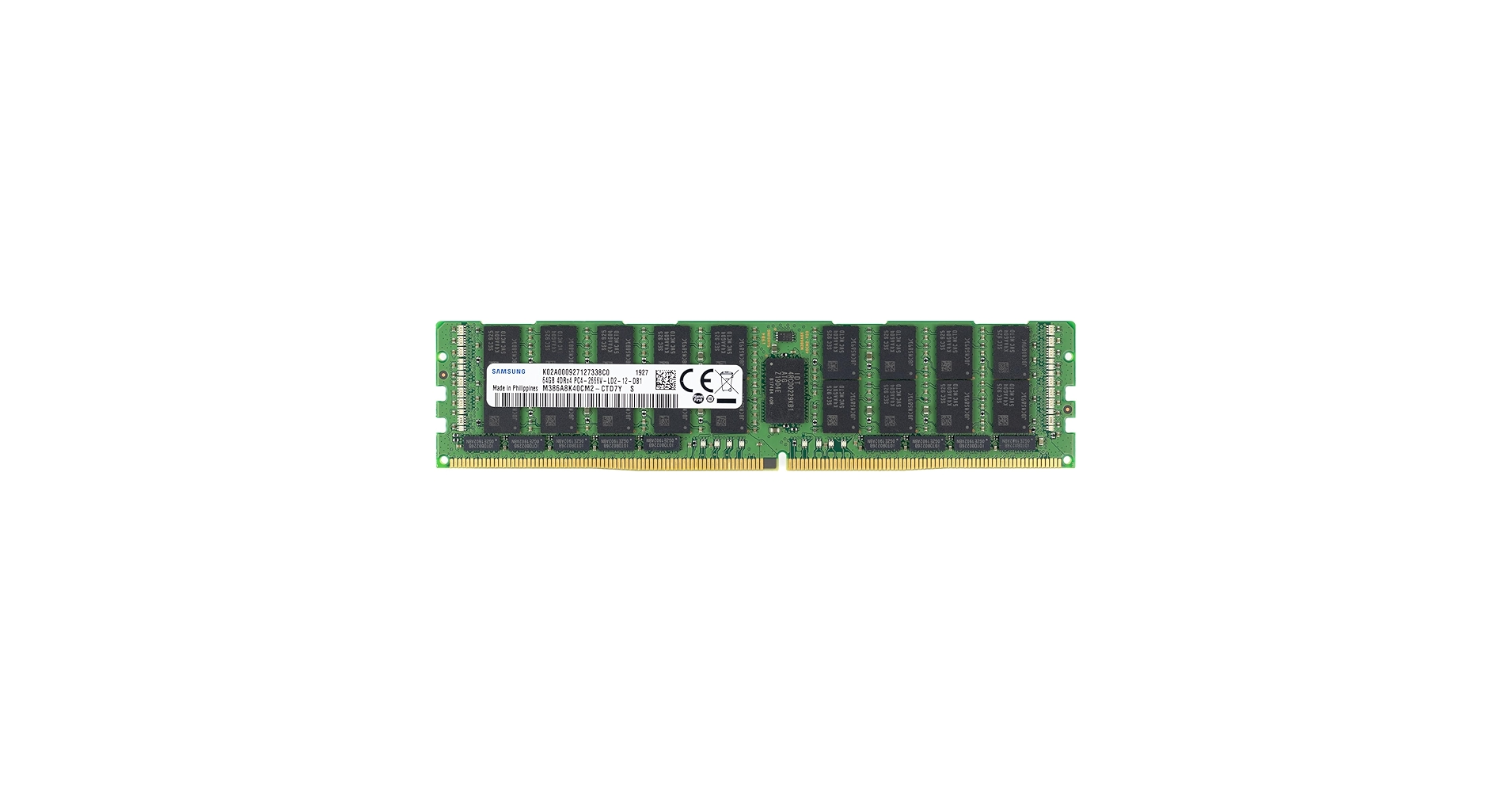 Samsung SD-DIMM DDR4-2666 32GB 2枚組　64GB Samsung - M393A4K40CB2-CTD - Samsung 32GB DDR4 SDRAM Memory