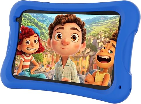 DigiLand 7 Inch Kids Tablet Ages 3-8, Android 13 Tablet for Kids,4G+32GB up to 128GB,Toddler Tablets with Dual Cameras,Best Electronics Tablets Gift for Kids,Shockproof Protective Case Blue