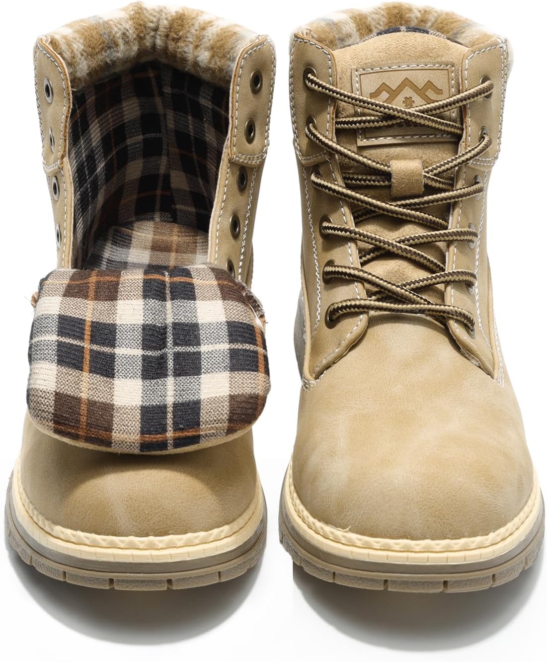 COTTIMO Womens Hiking Snow Winter Boots- Ladies Casual Outdoor Lightweight Ankle Boots Work Backpacking Lace up Fur Lined Walking Trekking Shoes - Image 4