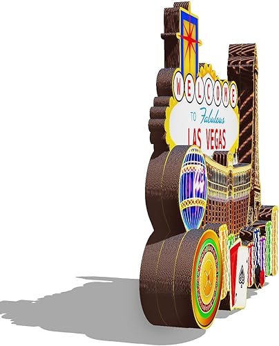 Miniatura 2 de Imán de madera de Las Vegas de Estados Unidos, imanes 3D para nevera, recuerdos coleccionables, decoración hecha a mano, artesanías 2