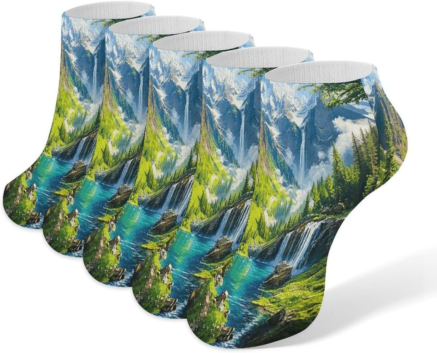 Alpine Lakes 5Pairs Low Cut Ankle Socks for Women No Show Casual Breathable Athletic Socks for Sport