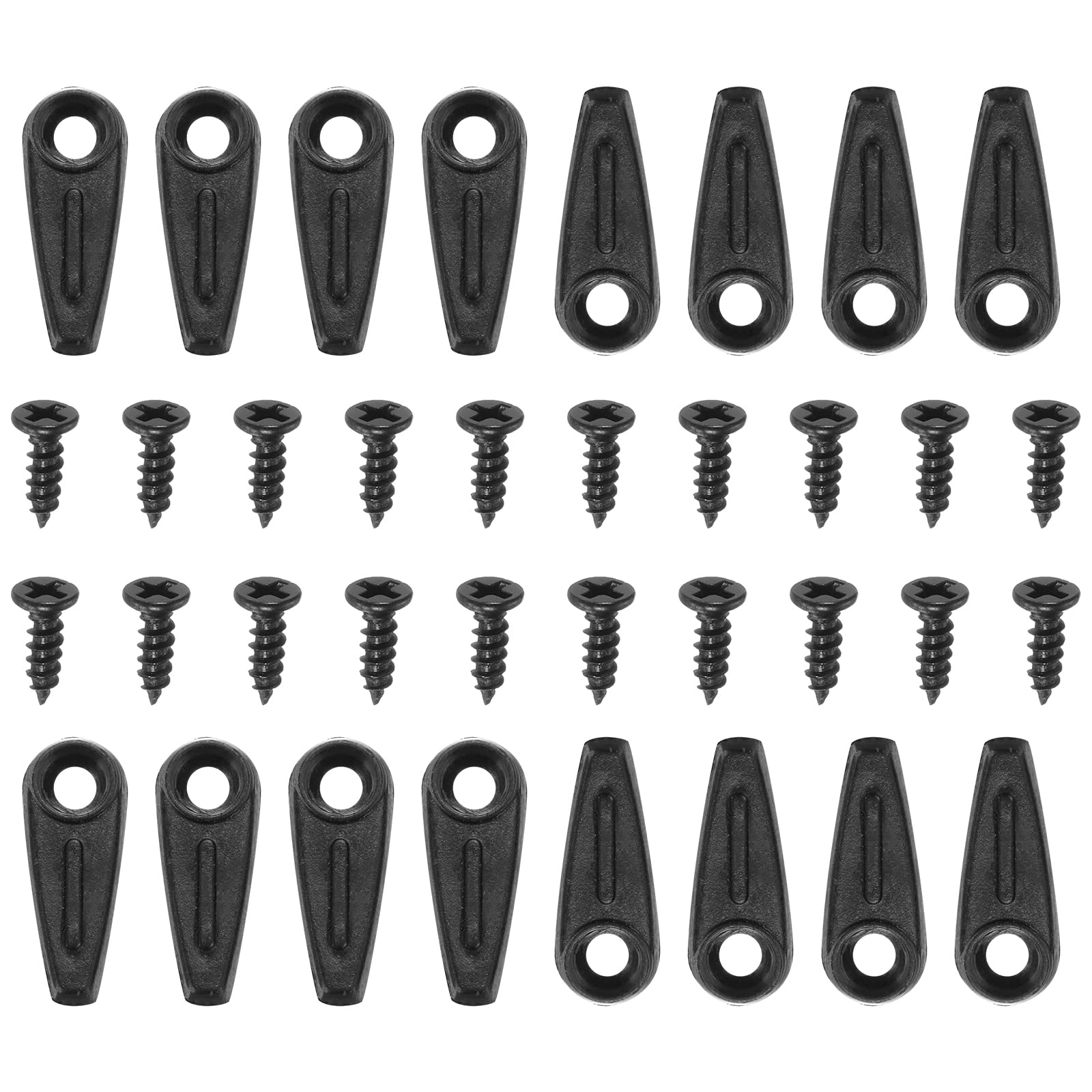 QUARKZMAN 20Pz 3/8 Clip per Tela Offset, Clip per Specchio per