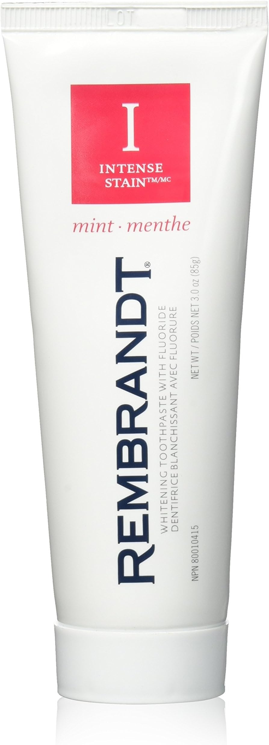 Toothpaste, Intense Stain, Mint Flavor, 3.52-Ounce Tubes (Pack of 3)