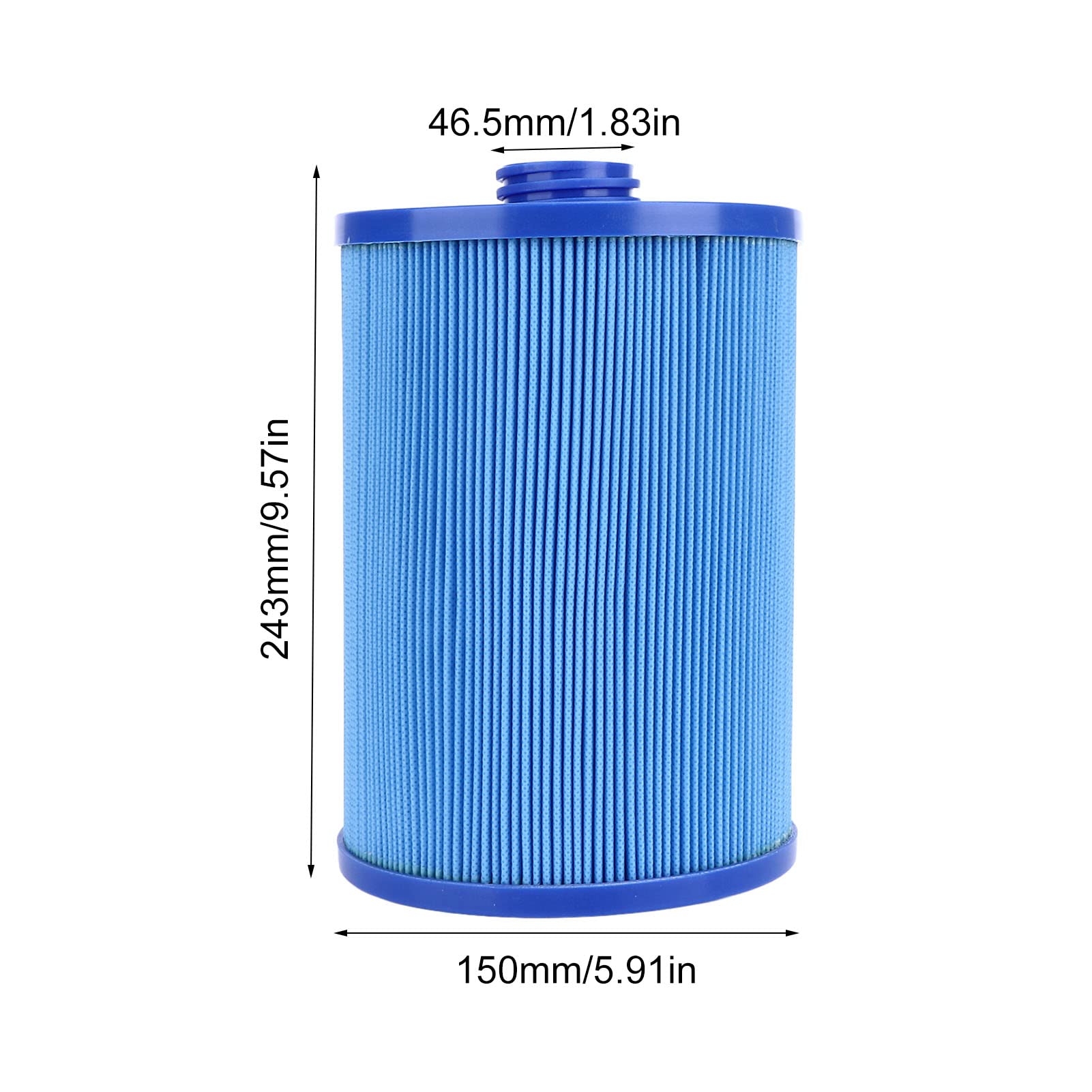 Cartouche de Filtre de Piscine pour Bain à Remous et Spa - Remplacement Universel Compatible avec Pleat PWW50, Unic 6CH 940, Filb FC 0359, Waterw 817 0050 - Durable et Performant