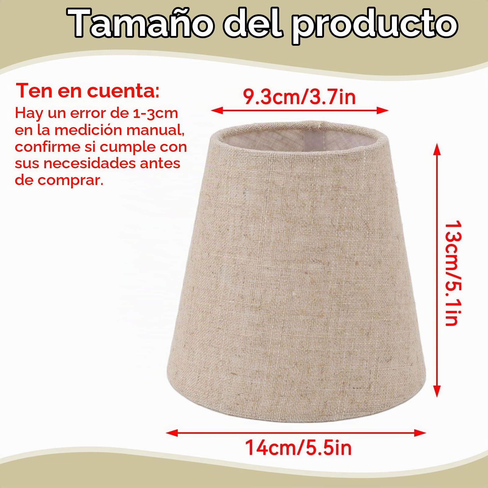 6 Piezas Pantallas De Pequeñas, Pantalla De Lámpara De Araña Pantalla Lampara Mesa Pantallas Para Lamparas De Pie Adecuado Para Sala De Estar, Comedor Y Dormitorio