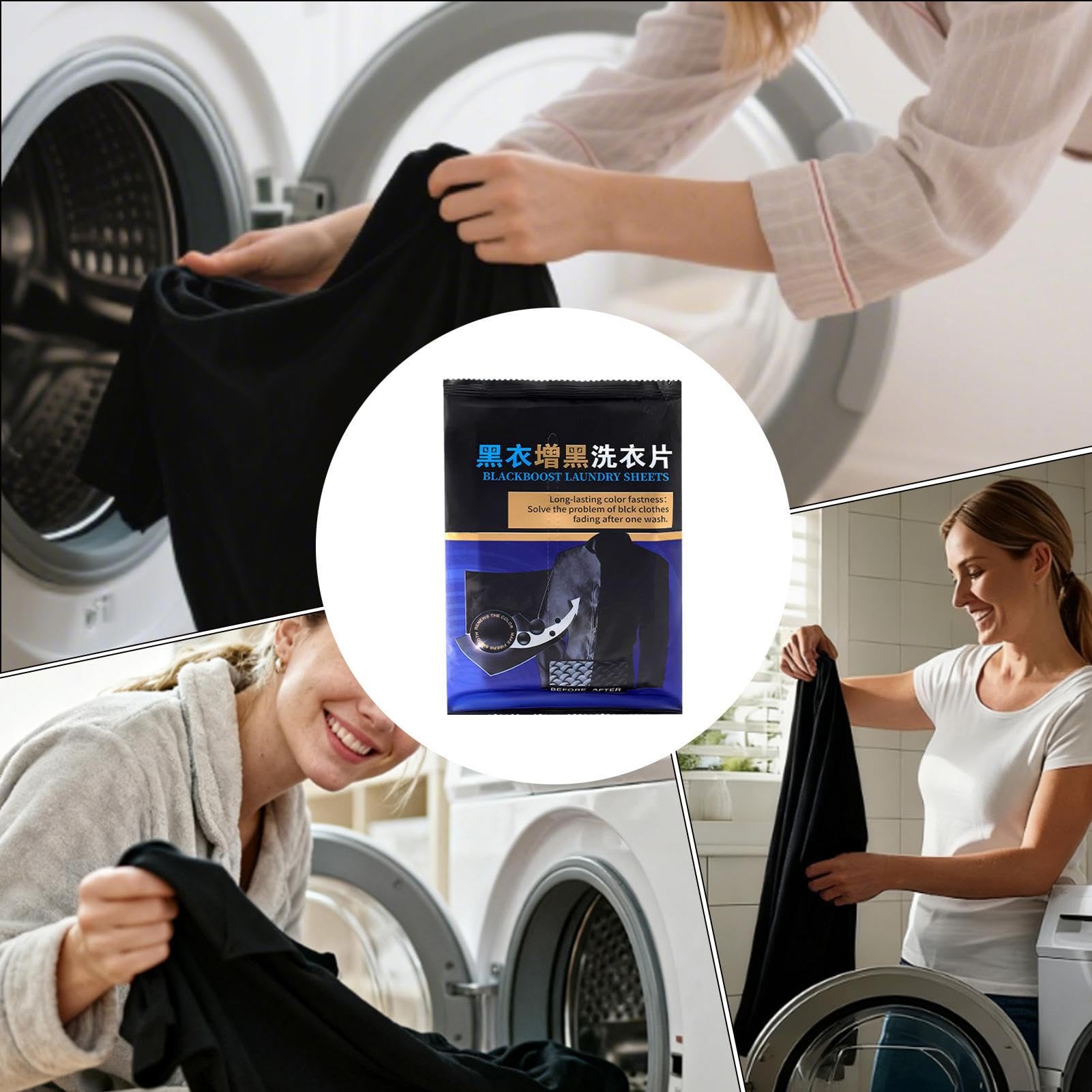 Feuilles Pour Foncer La Teinture Noire Pour Vêtements, Fixateur De Couleur Et Raviveur, Feuilles De Teinture Pour Le Linge, Fixateur De Couleur Et Noircissement, Pour Textiles Synthétiques