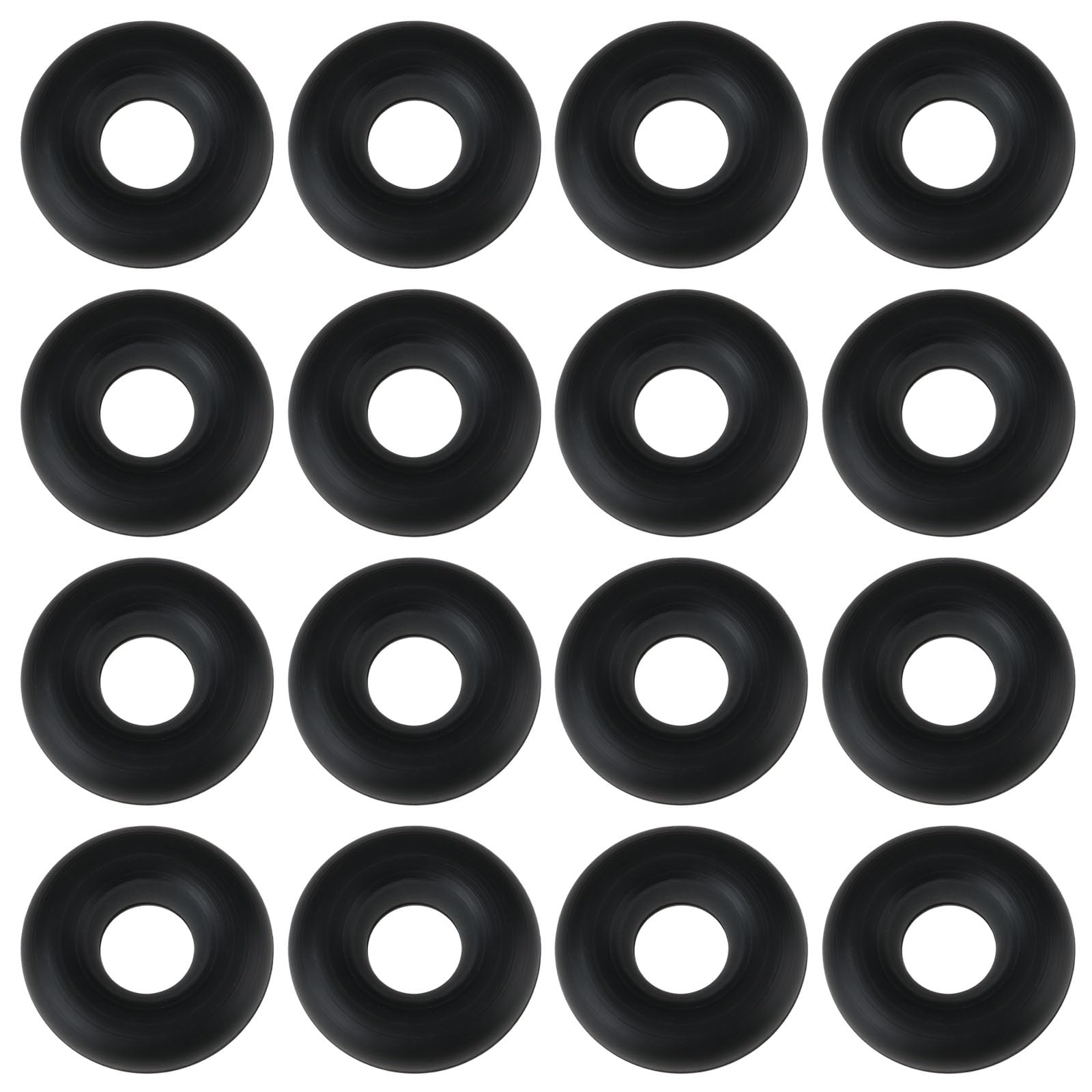 SG Store 200pcs Silicone O-Rings 3mm ID 8mm OD 2.5mm Thickness for M3 M4 Screws Black