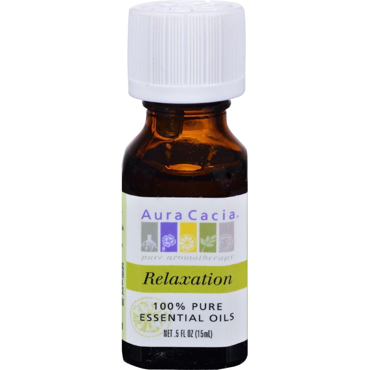 Aura Cacia 100% Pure Essential Oils, Relaxation, .5-Ounces (Pack of 2)
