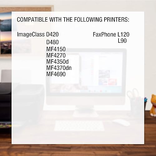 Miniatura 4 de Cartucho de tóner remanufacturado para Canon 104 - Negro - Fabricado en EE. UU., Reemplazo compatible