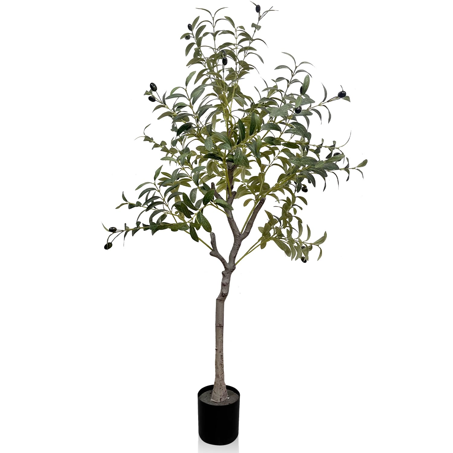 Oairse Ulivo Artificiale 4ft/122cm Piante di Olivo Finte Decorative con Frutti d