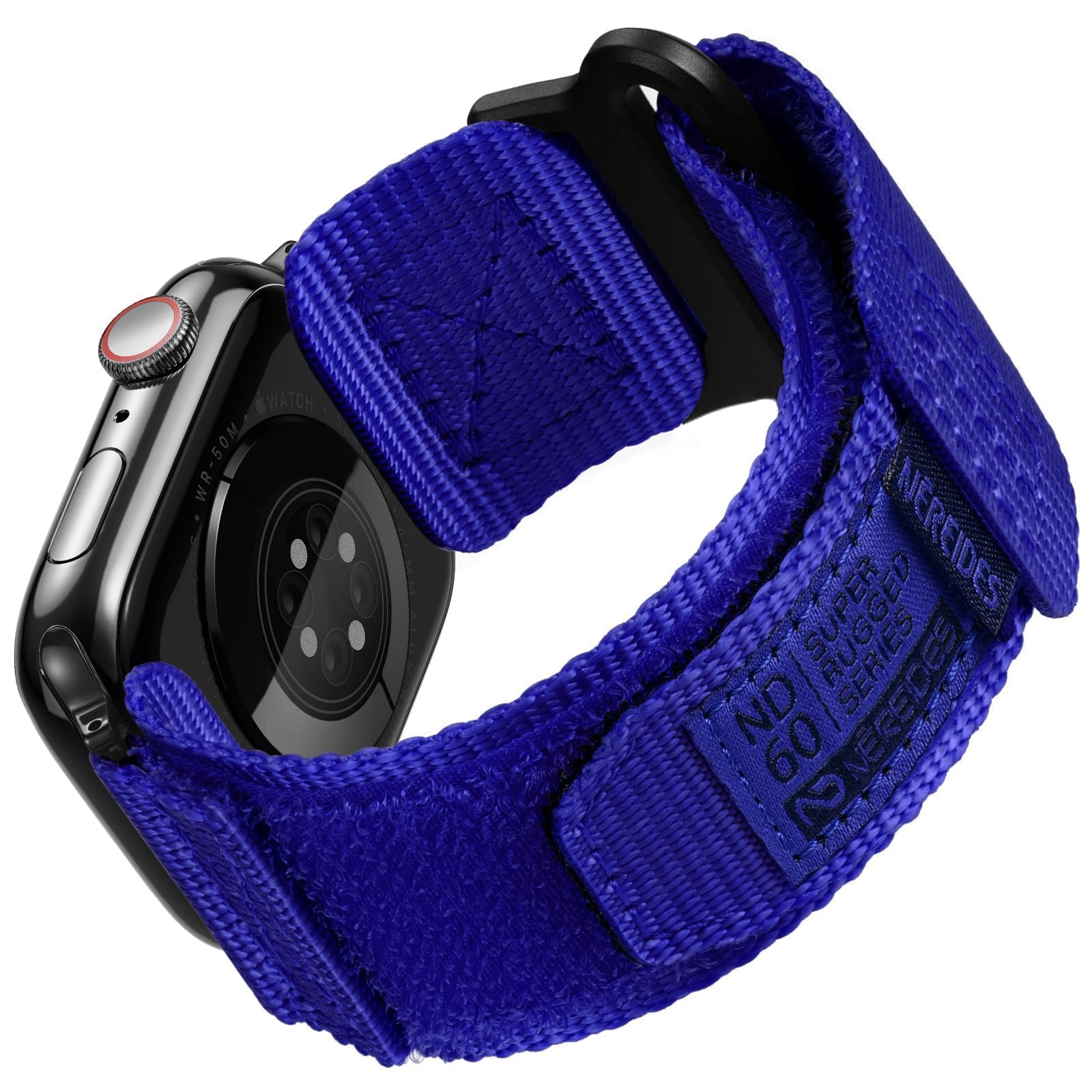Nereides Rugged Nylon Band Compatible with Apple Watch Ultra 4/3/2/1 (49mm), Series 12/11/10/9/8/7/6/5/4 & SE3/SE2/SE (46mm 45mm 44mm), Tactical Sports Strap for Men (L, Army Green) — Amazon image 24