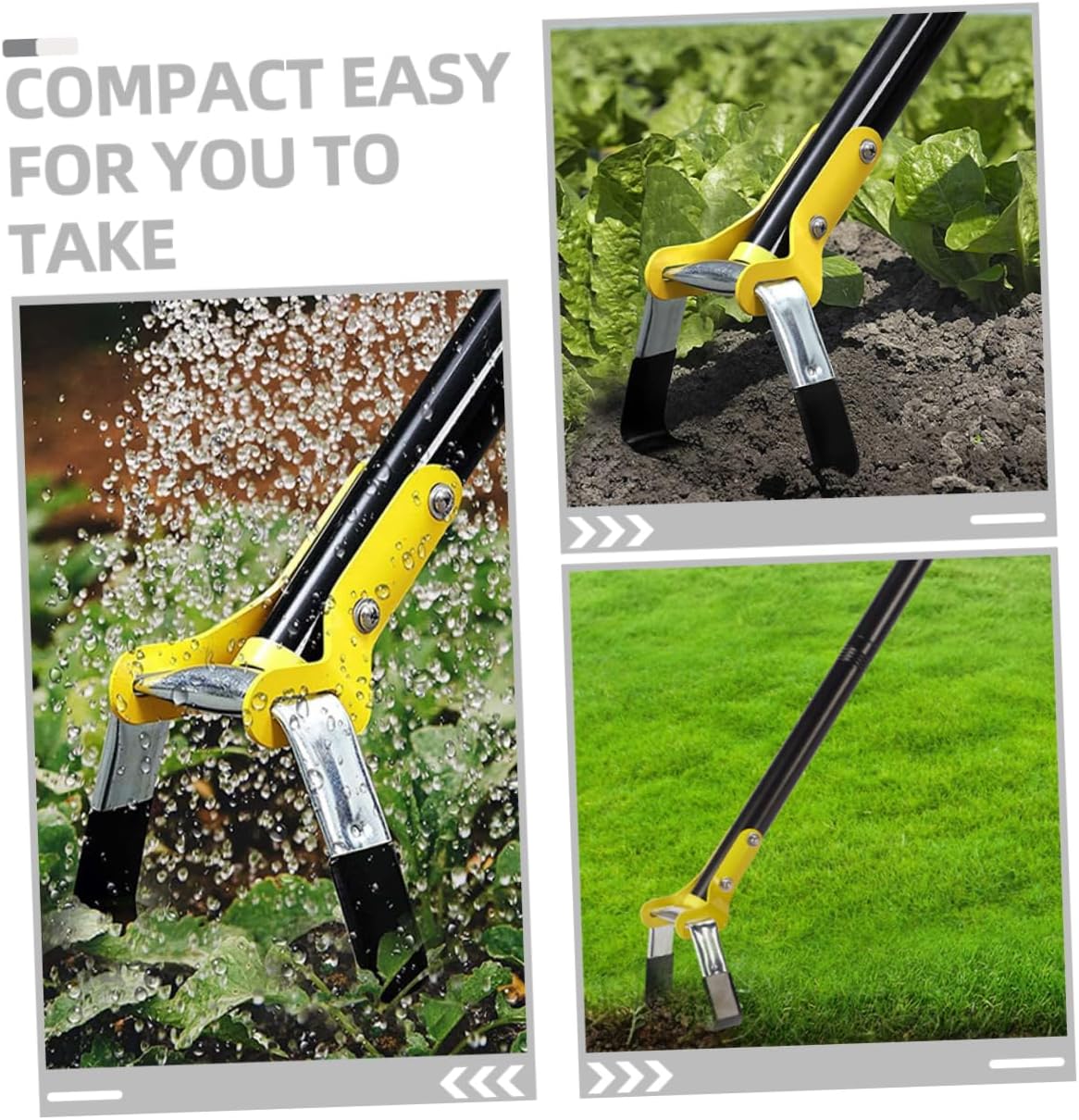 BESPORTBLE Gardening Hand Hoe Ergonomic Handle for Weeding and Cultivating Lightweight Small Tool for Maintenance and Plant Care