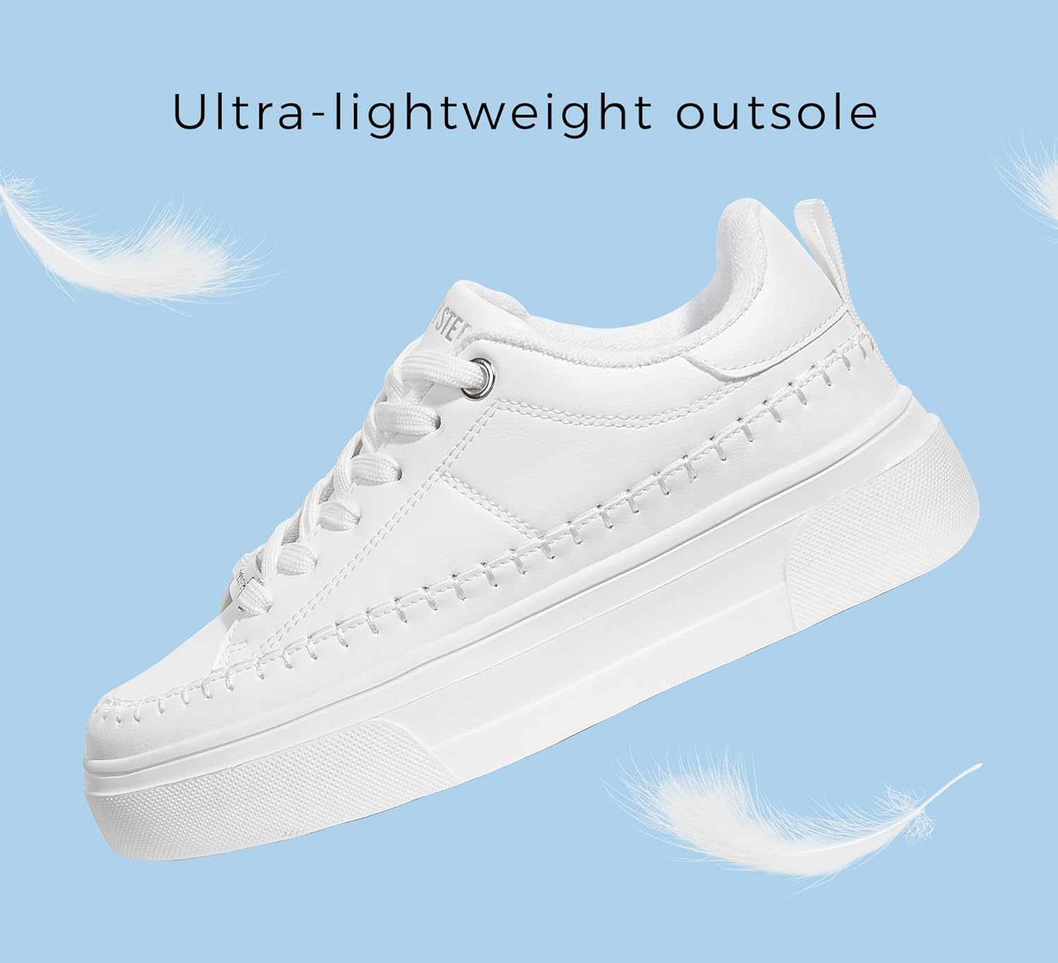 LUCKY STEP Platform Glitter Sneakers for Women Fashion Sparkly Bling Shiny Low Top Tennis Sneakers Faux Leather Casual Walking Shoes - Image 5