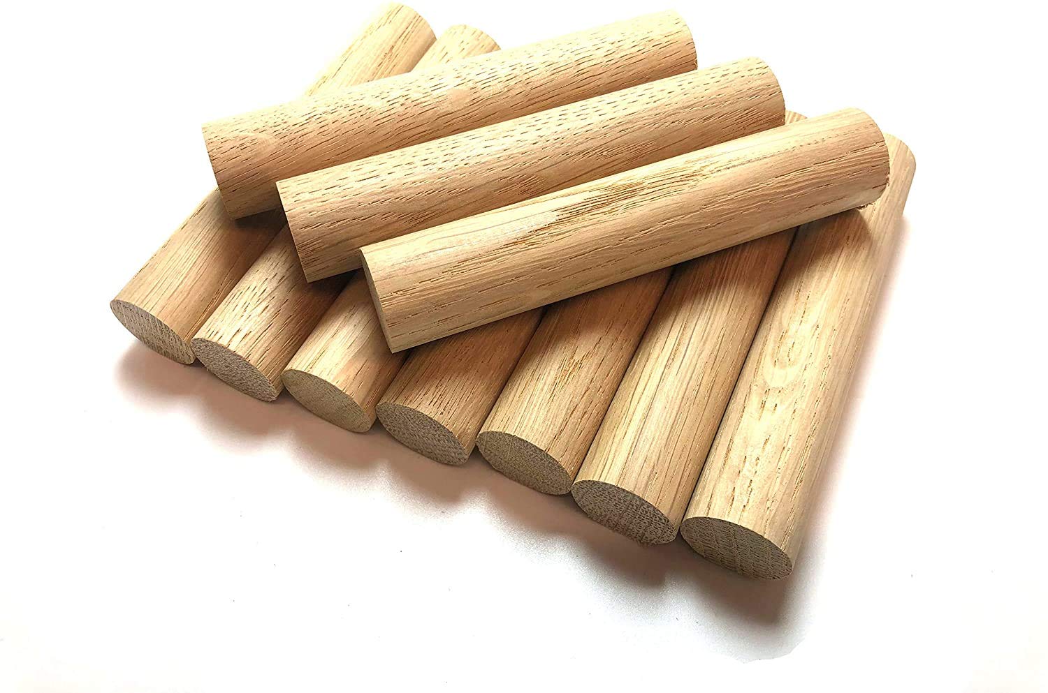 Hpnk Limited Oak Rehecho Dowel 25Mm X 100Mm Length - Pack Of 10 Dowels