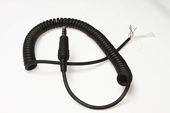 Wirenest Nexus U174 Helicopter Headset Coiled Cord Replacement Coiled IMSA/Off-Road Intercom Cable