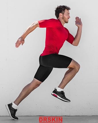 DRSKIN Men's 3, 2 or 1 Pack Compression Shorts Pants Tights Baselayer Sports Running Athletic Active Underwear Workout