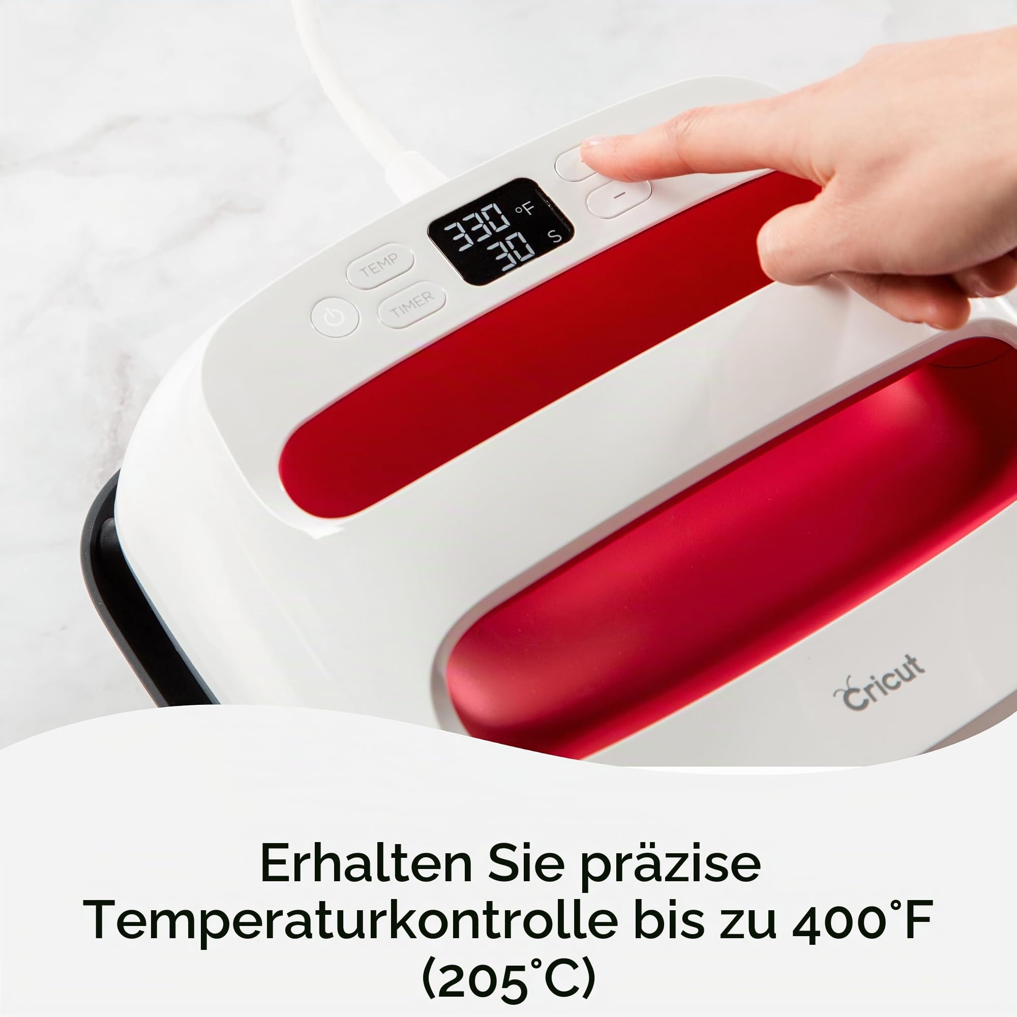 Cricut 2005552 easyPress, himbeere, UK-Stecker, 22.5cm x 22.5cm