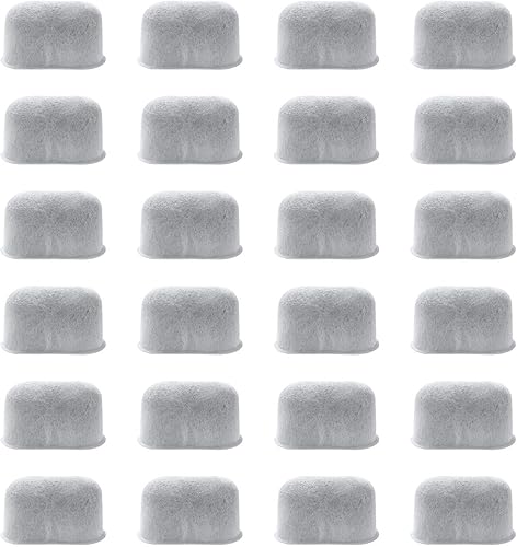 Nispira Filtro de agua de carbón activado de repuesto para cafetera Braun BRSC004. Para modelo de goteo BrewSense, 24 paquetes
