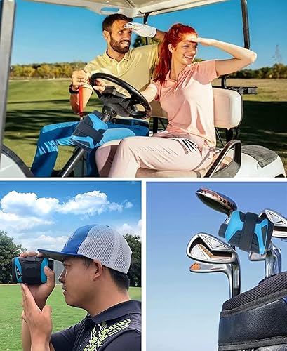 Miniatura 5 de HomeMount Soporte magnético para telémetro de golf, correa ajustable, accesorios para barandilla de carrito de golf
