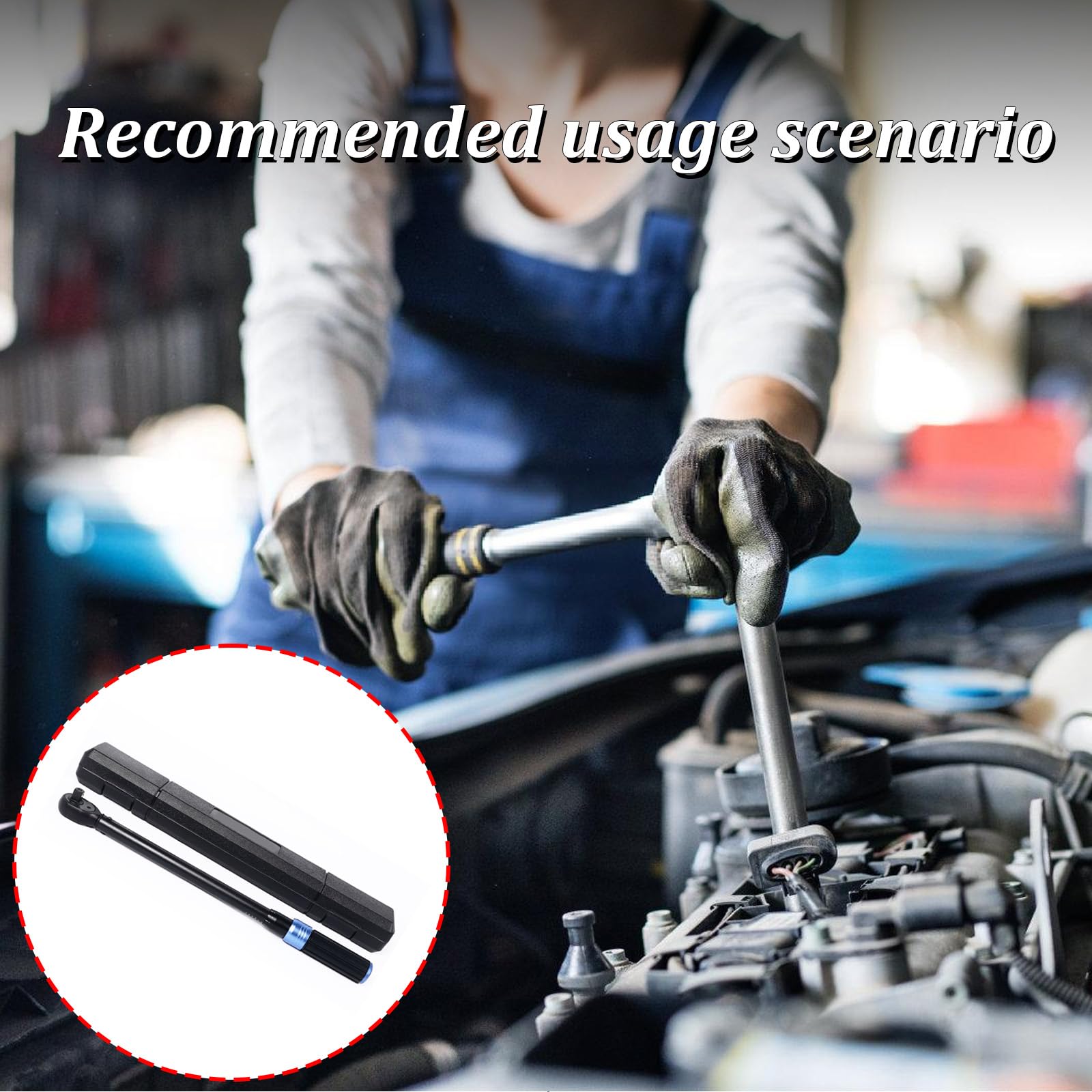 Kangnice High Accuracy Torques Wrench Ensures Accurate Tightening 1/4 3/8 1/2inch Suitable For Professional & Household Repair