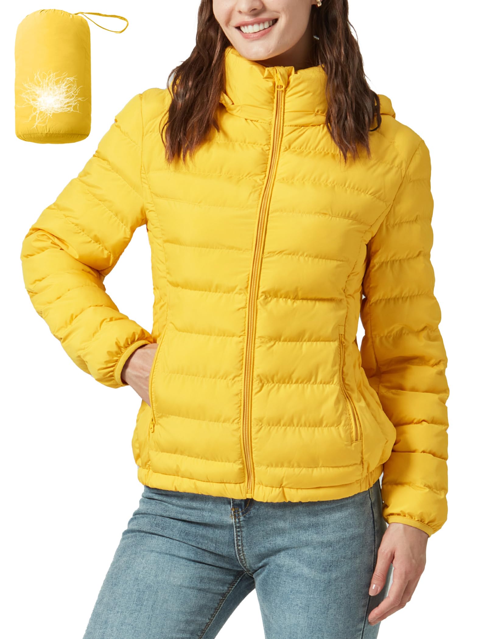 Packable Down Jacket Women Lightweight