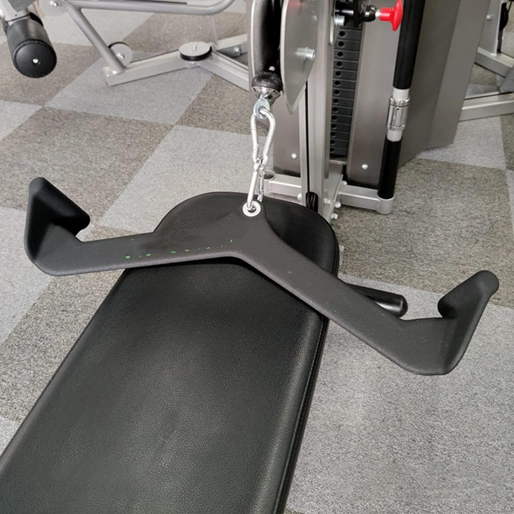 Gym Home T-Bar Pully Cable Machine Attachment Triceps Blaster Bar Handle Grip for LAT Pull Down Accessories