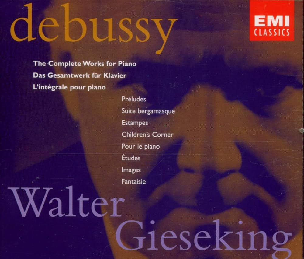 Claude Debussy complete piano works レコード Debussy: The Complete Works For Piano: Walter Gieseking, Claude