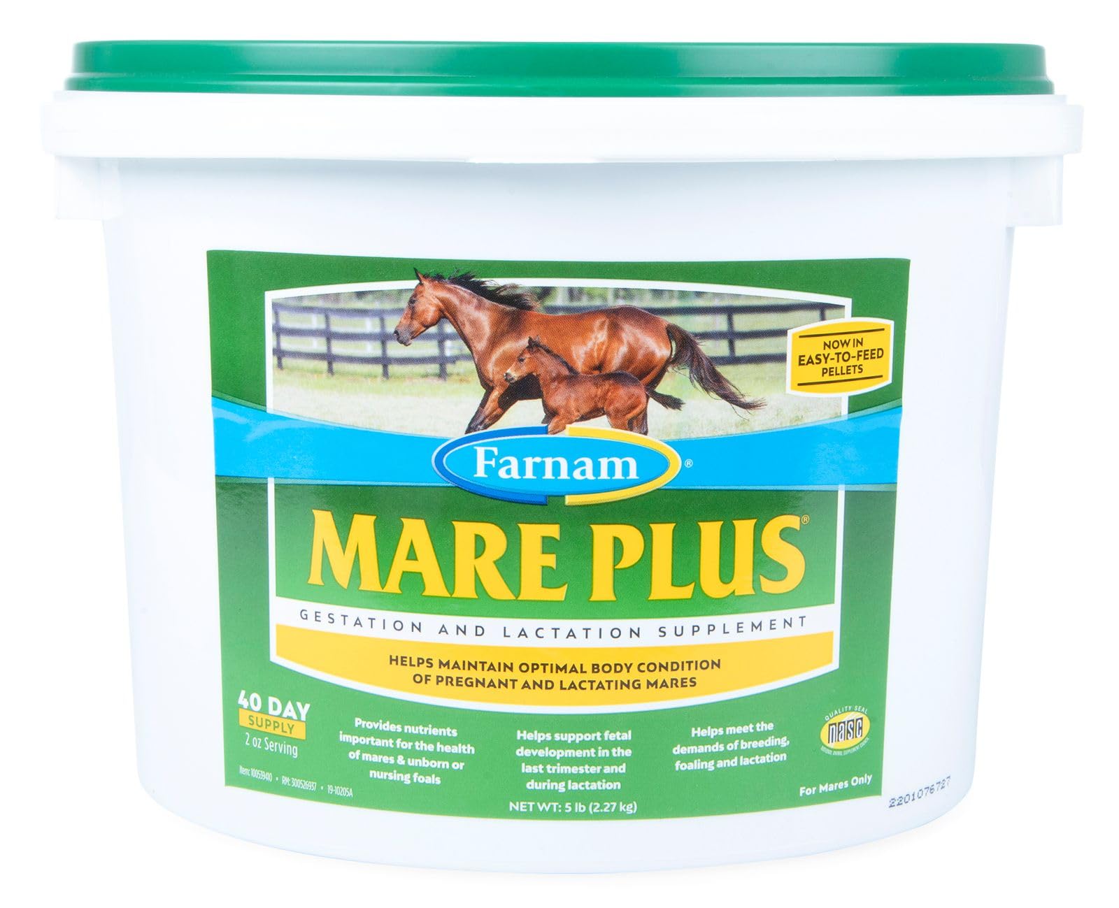 Farnam Mare Plus Gestation & Lactation Supplement 5 pounds, 40 Day Supply