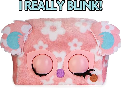 Miniatura 3 de Purse Pets, Print Perfect Bamboo Boo Koala, juguete interactivo para mascotas y bolso cruzado para niños, más de 30 sonidos y reacciones, bolso de