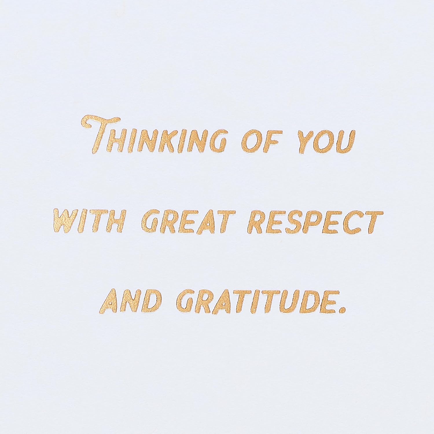 American Greetings Thank You Card for Military (Respect and Gratitude) - Image 3