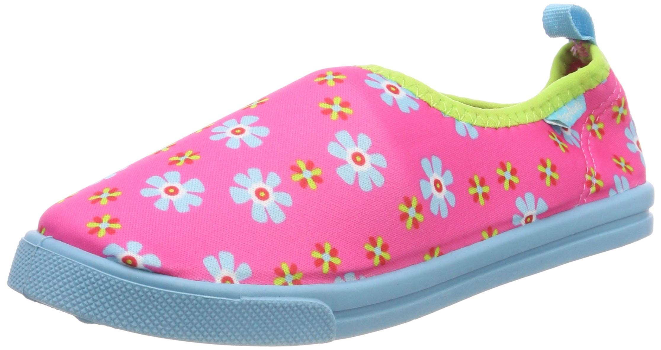 Playshoes Uv-Schutz Aqua-Slipper Blumen, Unisex Kids’ Water Shoes, (Pink 18), 6 UK (22/23 EU)