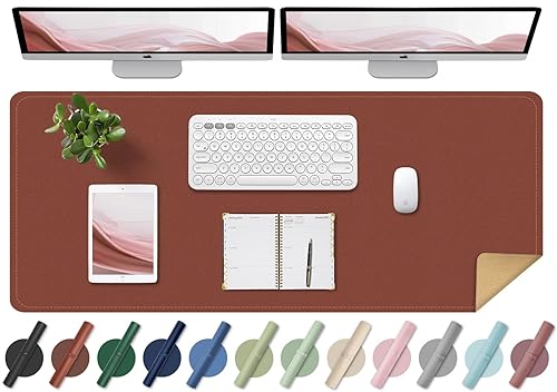 Large Desk Pad, 47.2'' x 23.6'', Office Desk Mat, Computer
