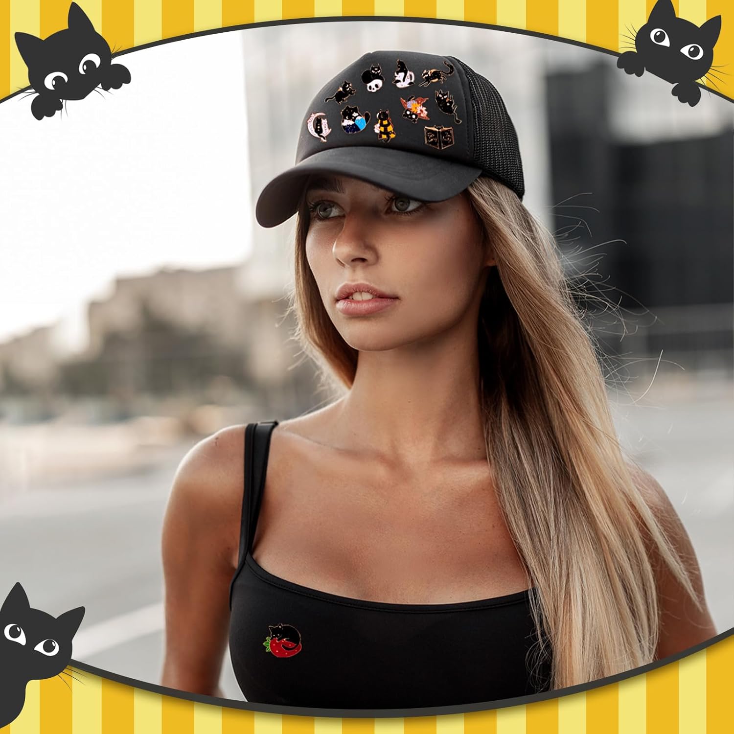 Ceenna 100 Pcs Enamel Pins Bulk Lapel Pins Brooches Decoration Gift for Backpack Clothes Women Badge Jewelry - Image 7