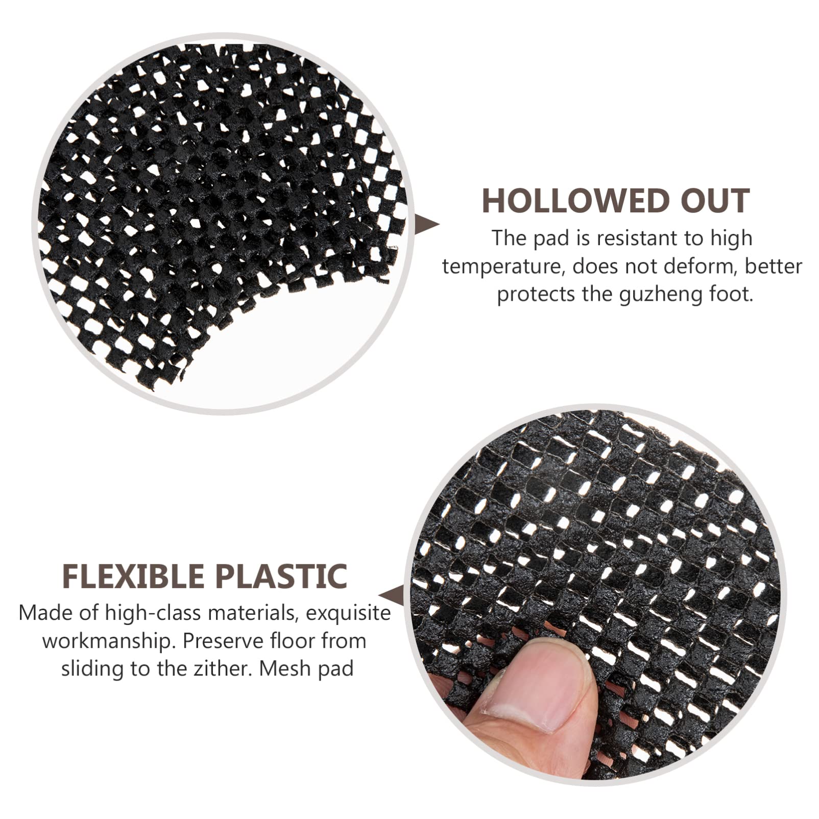 OSALADI Quality Guzheng Damping Mat Guzheng Accessory Skidproof Mats Padded Bottom Footrest