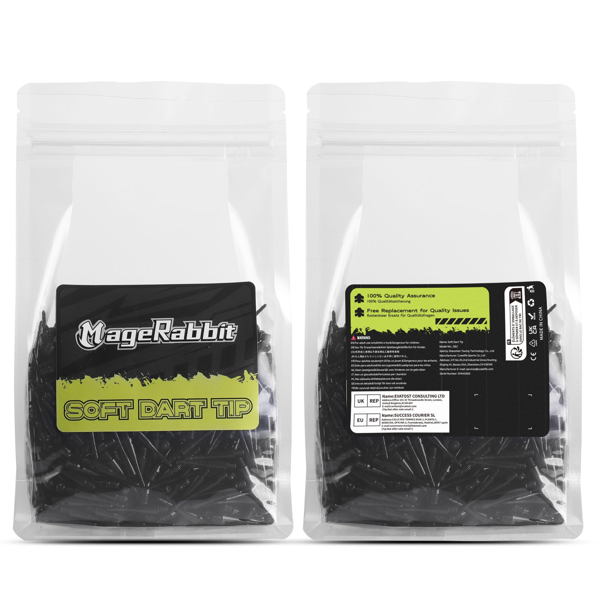 Amazon | MageRabbit ダーツ チップ 2BA ブラック ポイント
