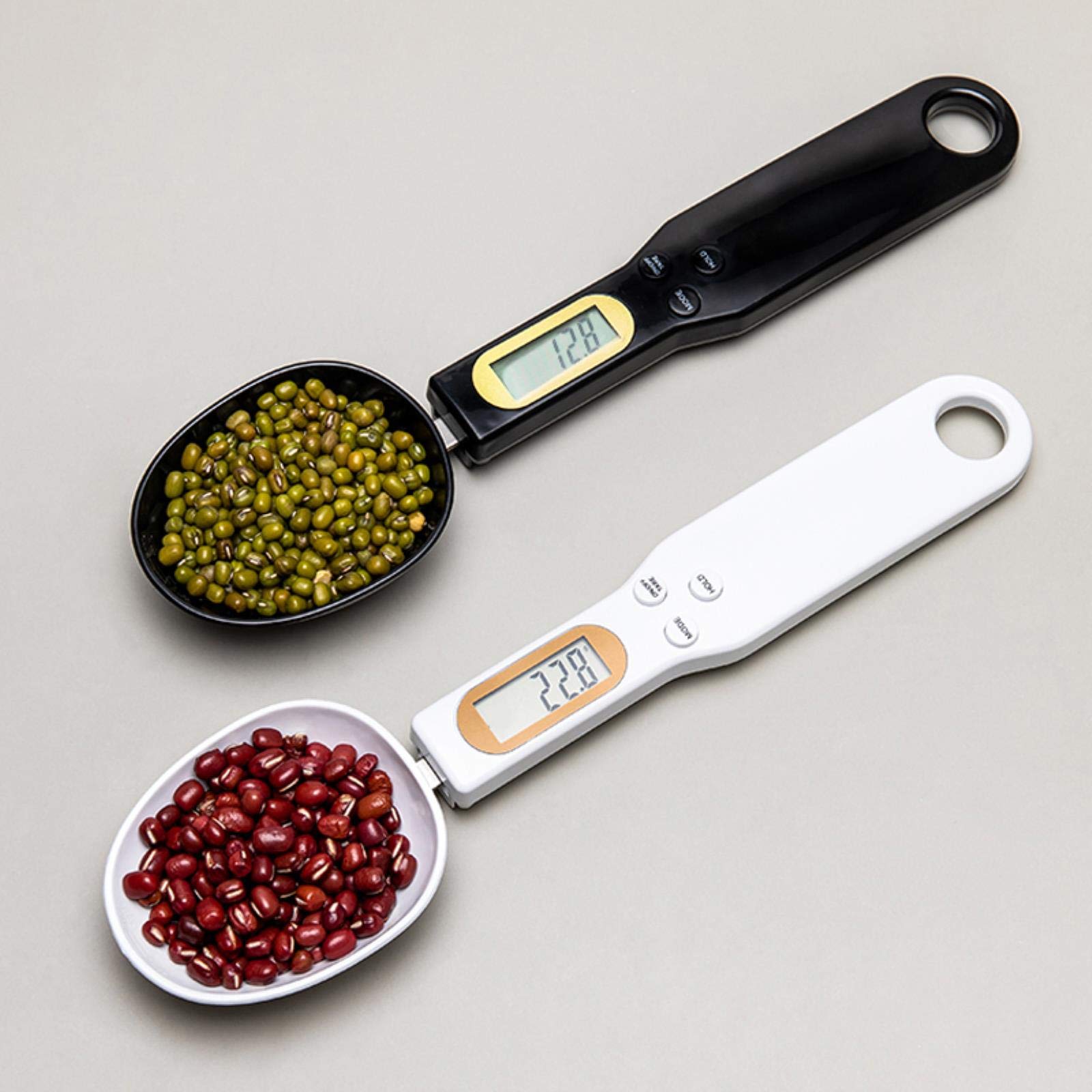 Digitale Lepelweegschaal, Keukenthermometer, Digitale Weeglepel Lepelweegschaal Lcd Display Digitale Precisieweegschaal Keukenweegschaal Voor Babys Melkpoeder Specerijen Poeder Zwart