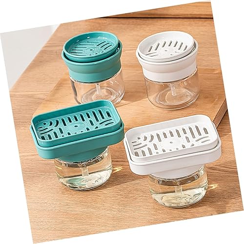 Miniatura 4 de Dispensador de jabón para fregadero de cocina, dispensador de jabón para fregadero, dispensador de jabón, fregadero de cocina, soporte de esponja,